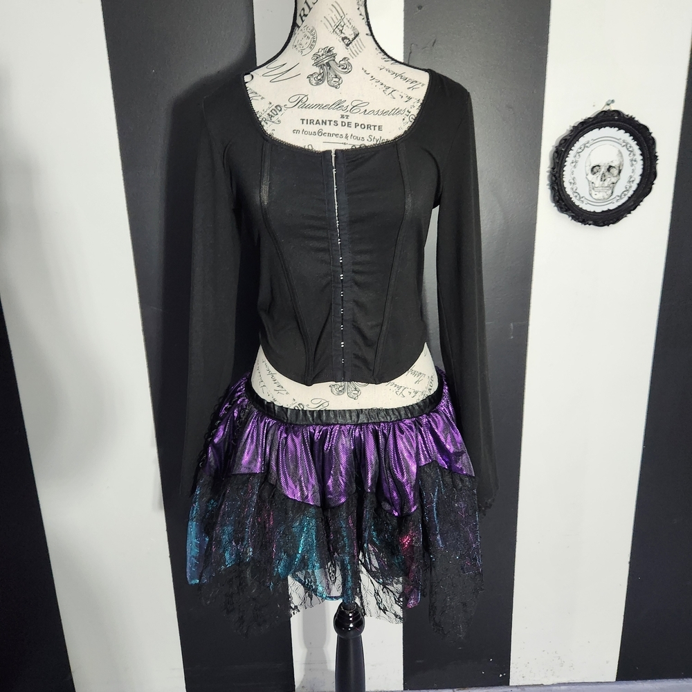 Vintage Goth Emo Tutu Skirt